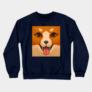 Red Dog face Crewneck Sweatshirt